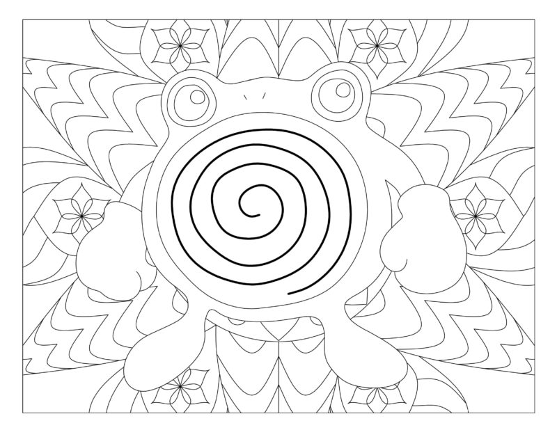 Coloring Pages Mandala Pokemon. Print for free, over 80 images
