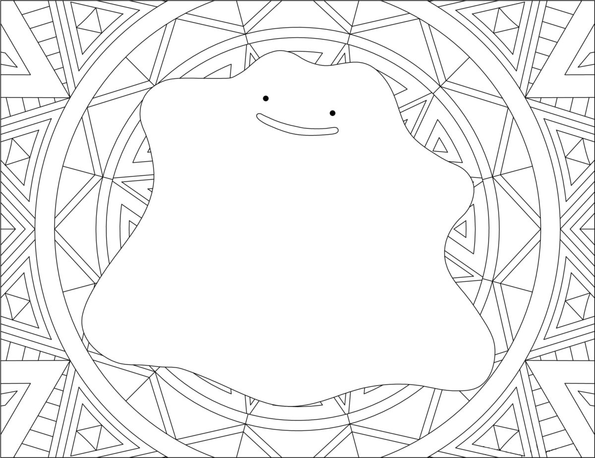 Coloring Pages Mandala Pokemon. Print for free, over 80 images