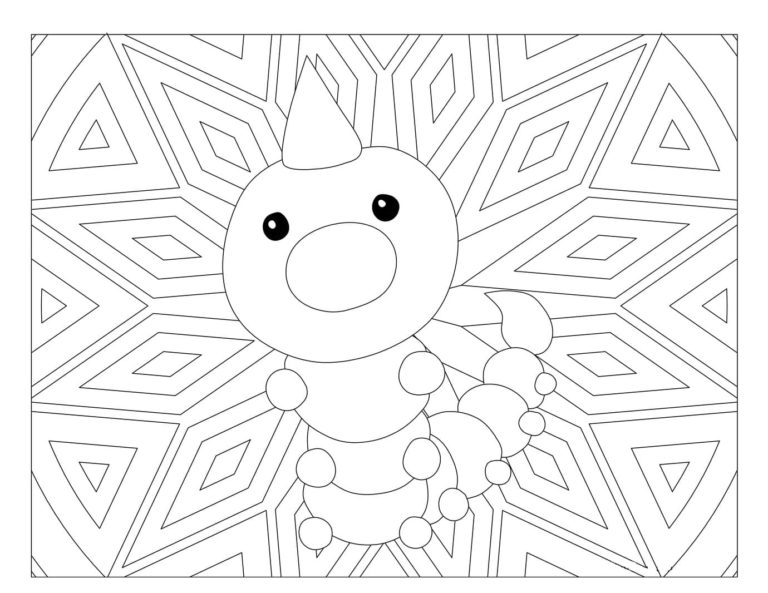 Coloring Pages Mandala Pokemon. Print for free, over 80 images