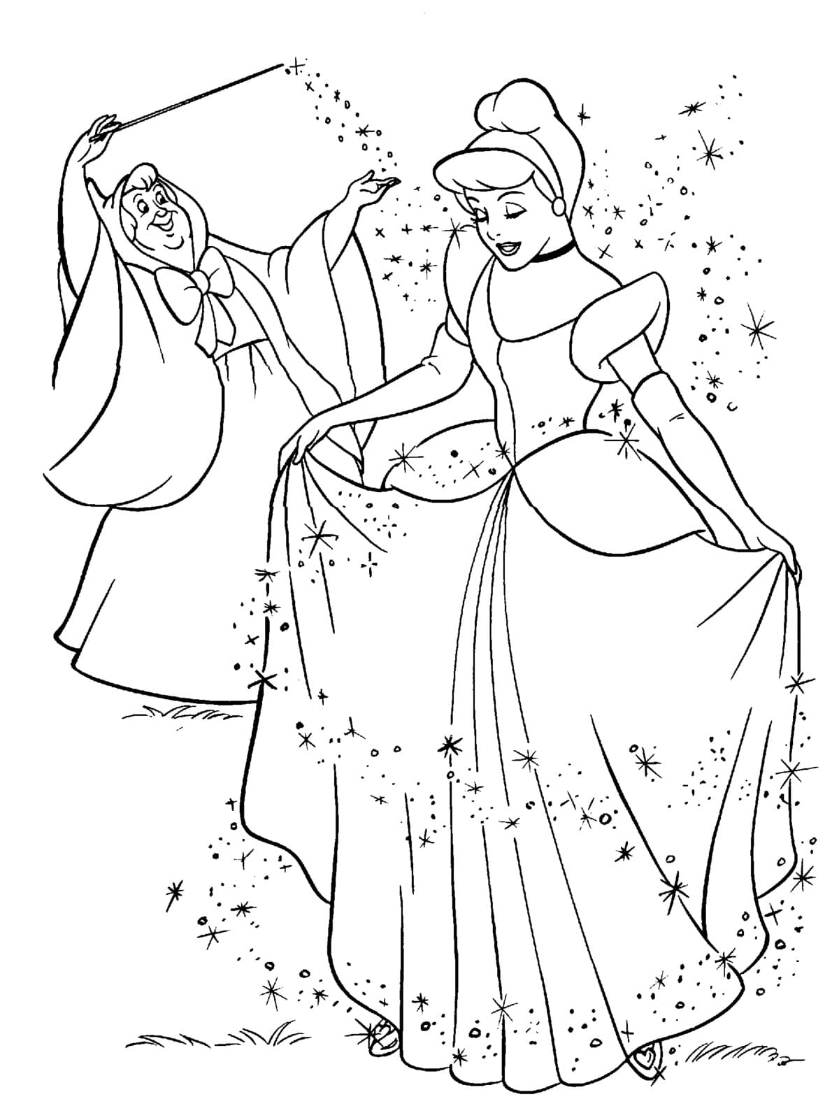 Princess Coloring Pages. 100 Images Free Printable