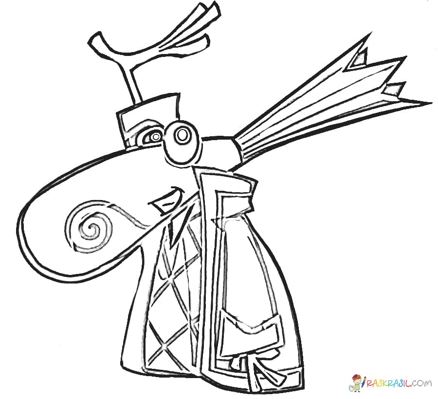 Coloring pages Rayman. Print character from the game