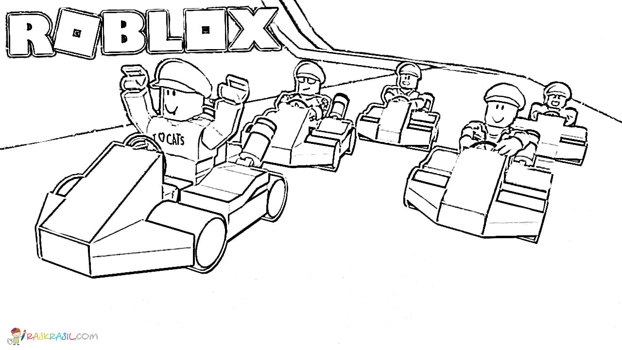 Roblox Coloring Pages