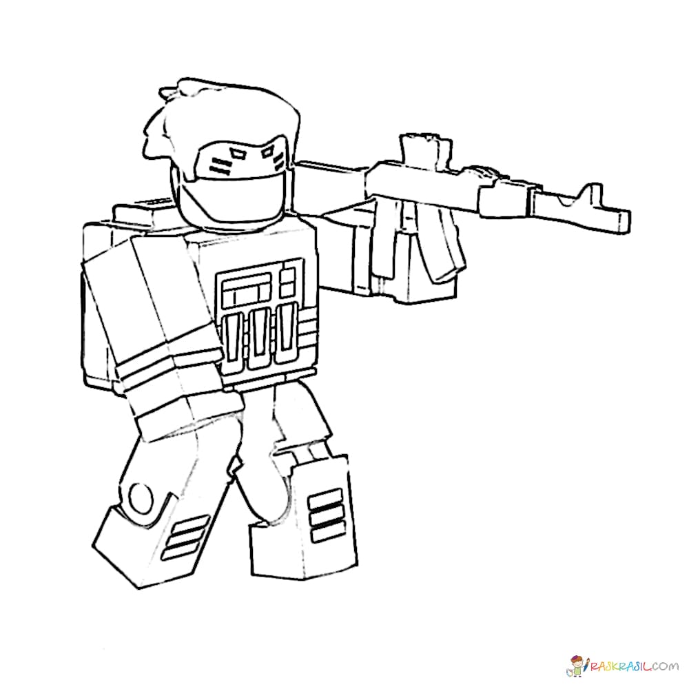 Roblox Coloring Pages