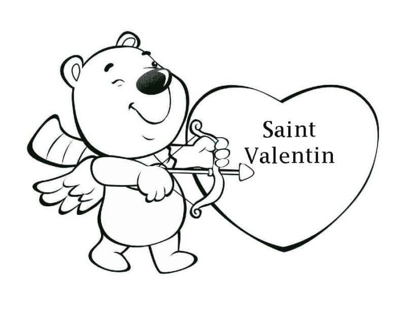 Coloriage Saint Valentin - 100 images pour une impression gratuite