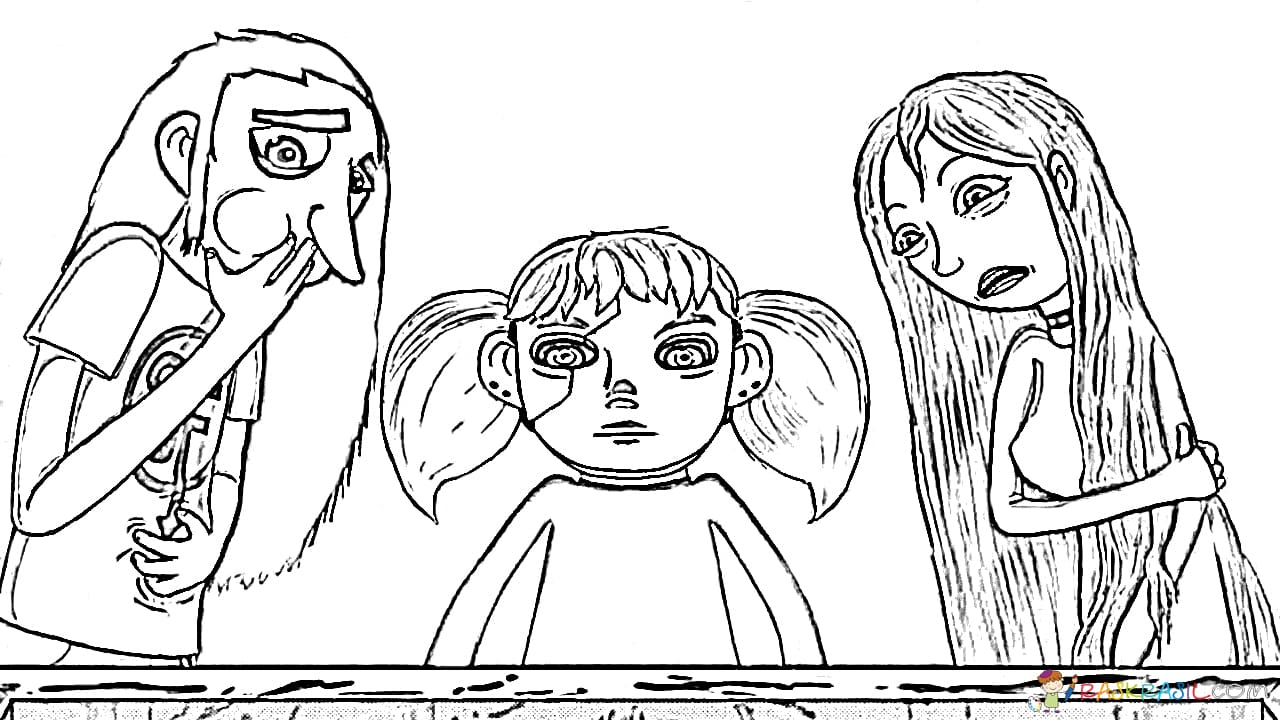 Coloring Pages Sally Face. Print for free, the best pictures