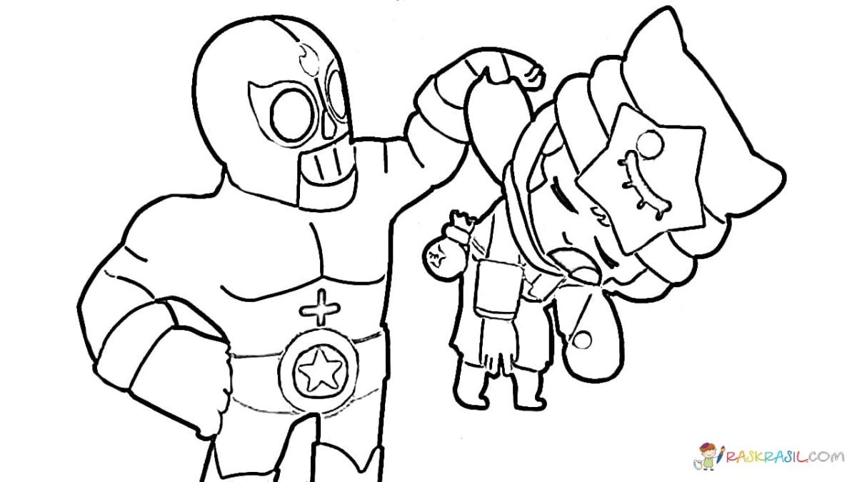 Coloring Pages Sandy. Print Brawl Stars Character Online