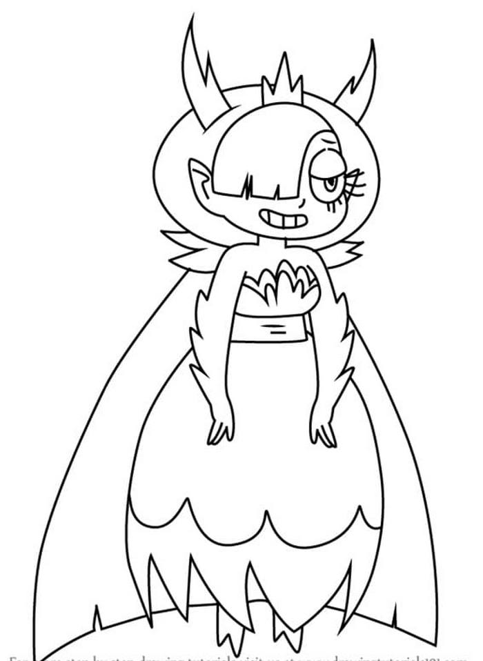 Star vs the Forces of Evil coloring pages. 
