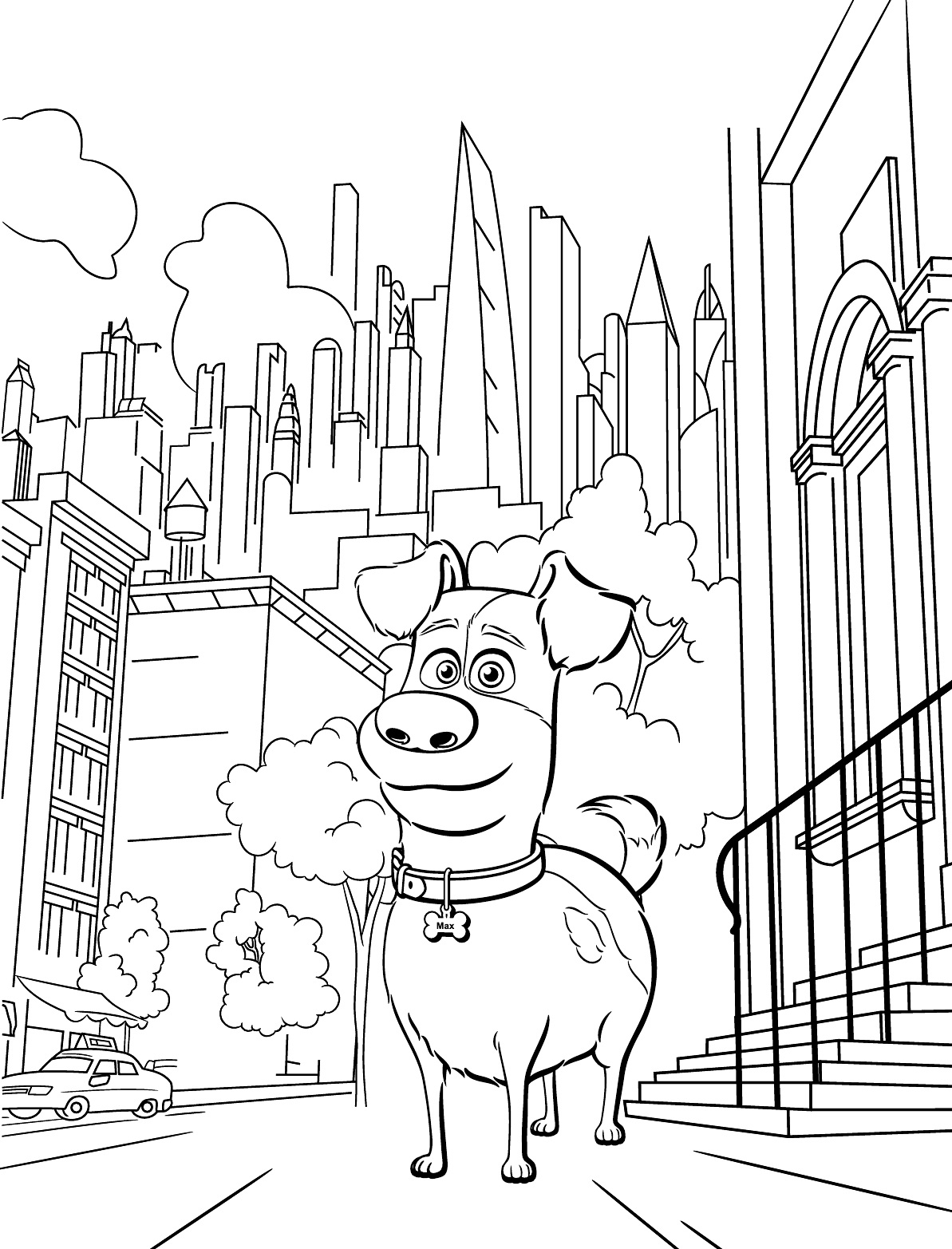 The Secret Life of Pets Coloring Pages. Print Them for Free!