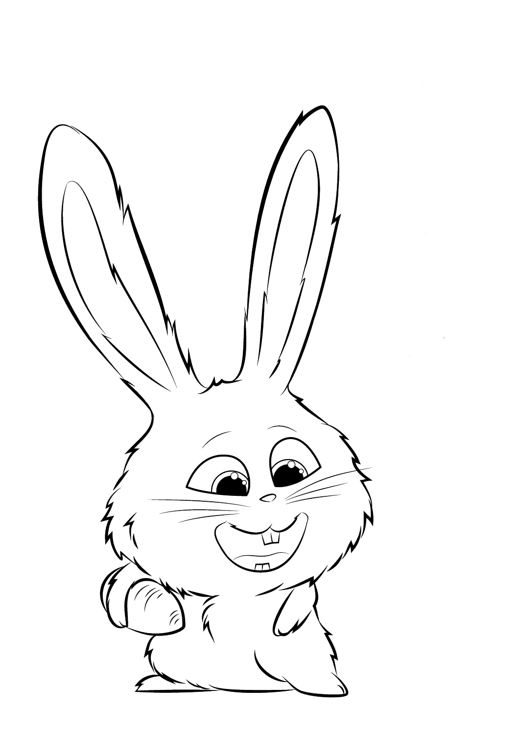 buddy coloring page in pdf the secret life of pets