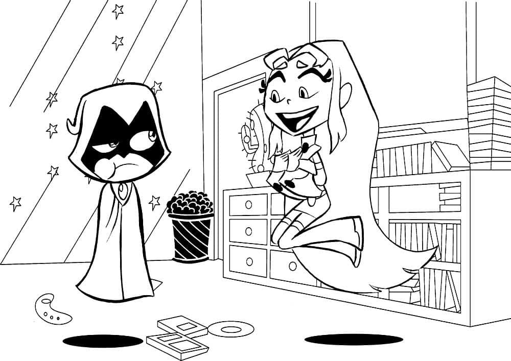 Ausmalbilder Teen Titans | 110 Malvorlagen zum kostenlosen Drucken