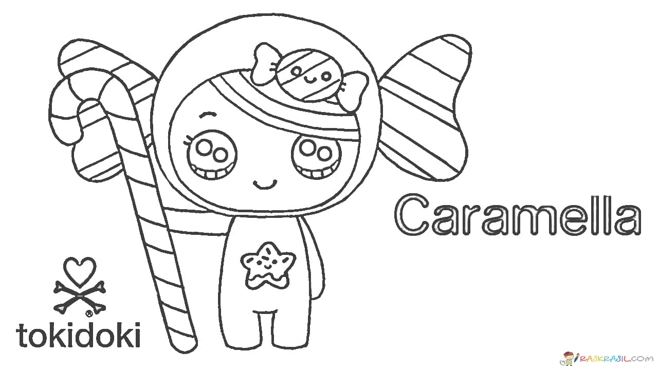 Tokidoki Coloring Pages. Print for free, 50 pictures
