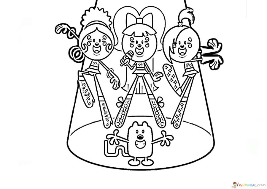 Wow Wow Wubbzy Coloring Pages. Print for Free