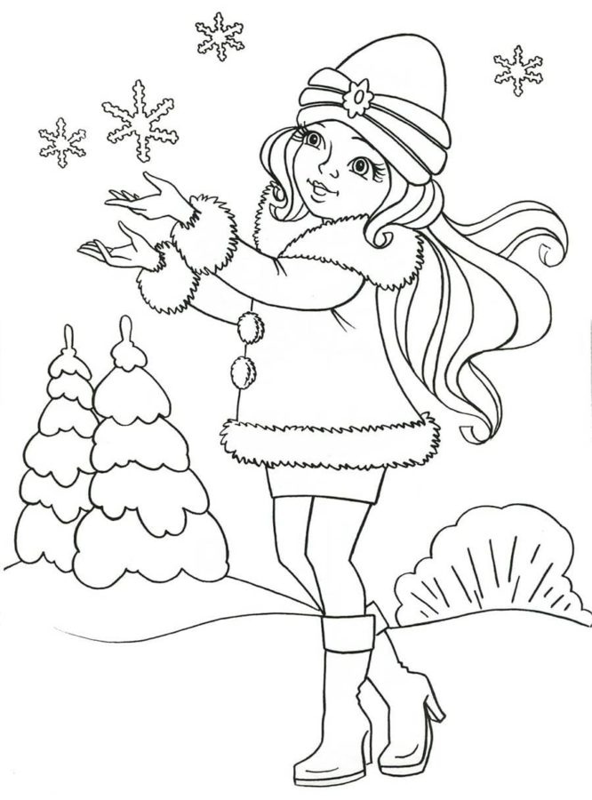 Ausmalbilder Winter | 90 Malvorlagen Kostenlos zum Ausdrucken