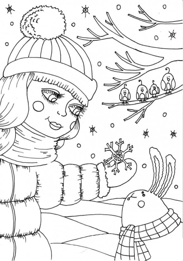 Раскраски Зима - Распечатайте волшебное время года бесплатно