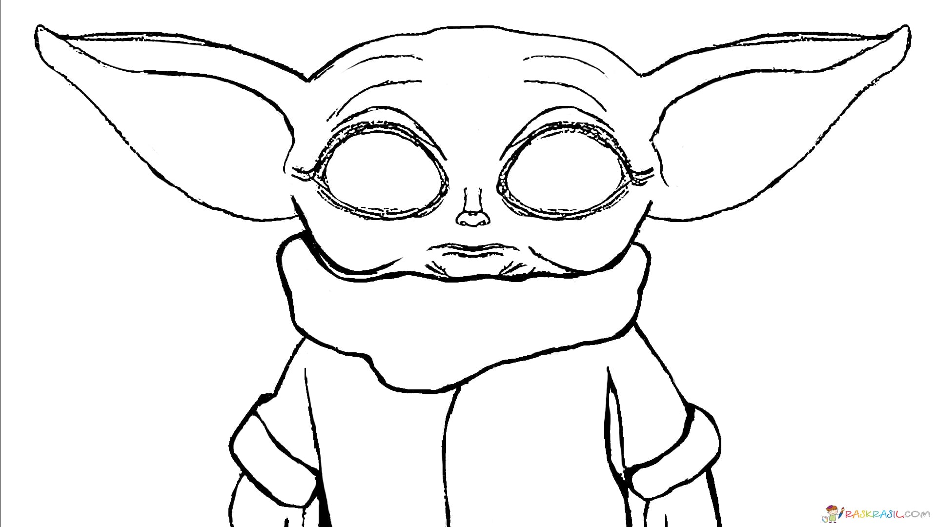 Desenhos de Baby Yoda para colorir - Novas imagens imprimir de graça