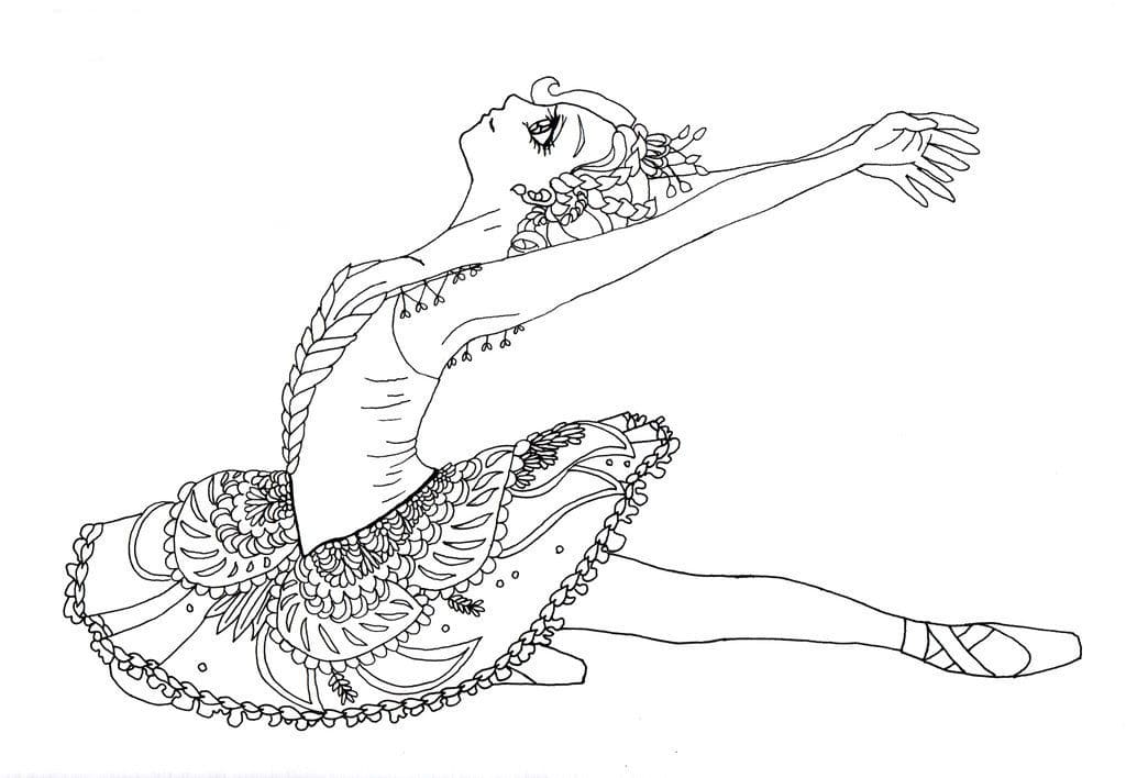 Disegni da colorare Ballerina. Scarica o stampa gratuitamente