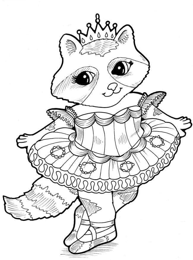 Ballerina Coloring Pages. Download or print for free