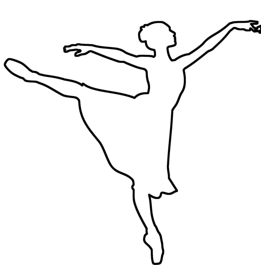 Dibujos para colorear Bailarina. Descargar o imprimir gratis