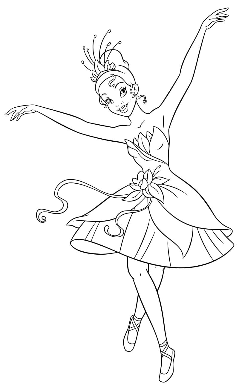 Ballerina Coloring Pages. Download or print for free