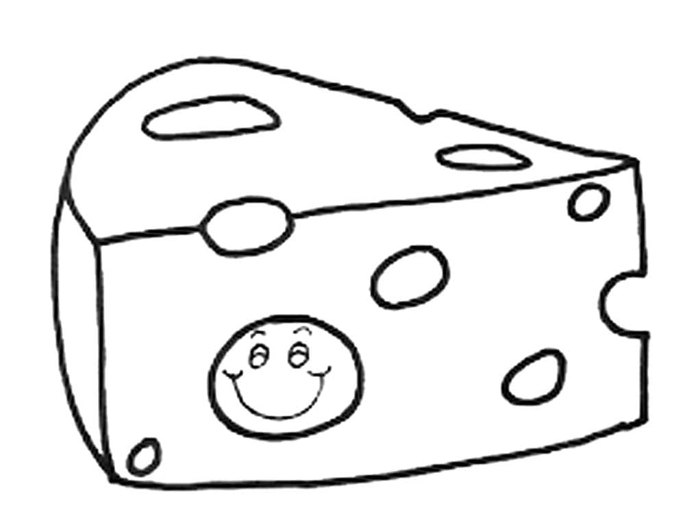 Раскраски Сыр | Распечатать бесплатно