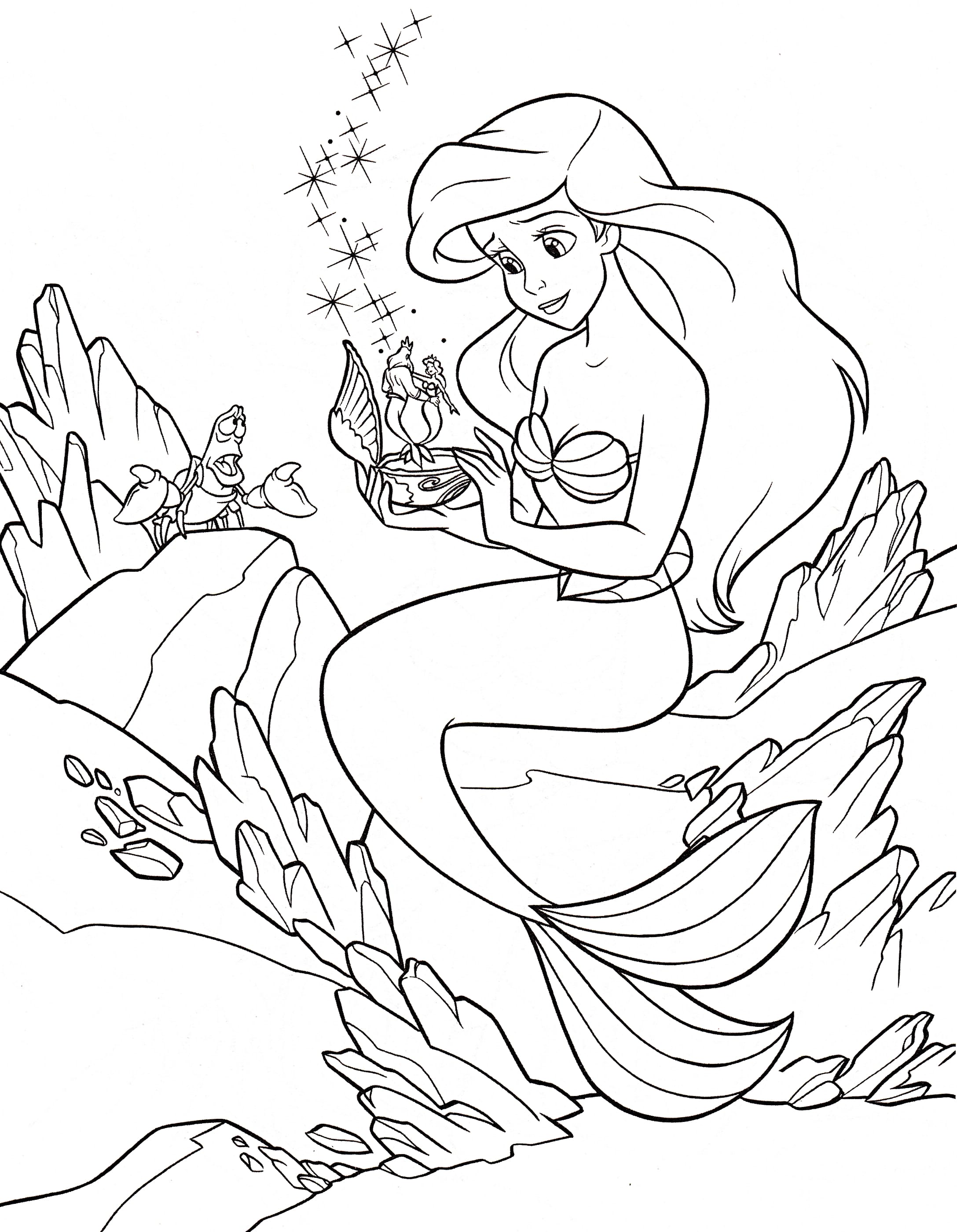 Disney Coloring Pages. 100 Images Free Printable