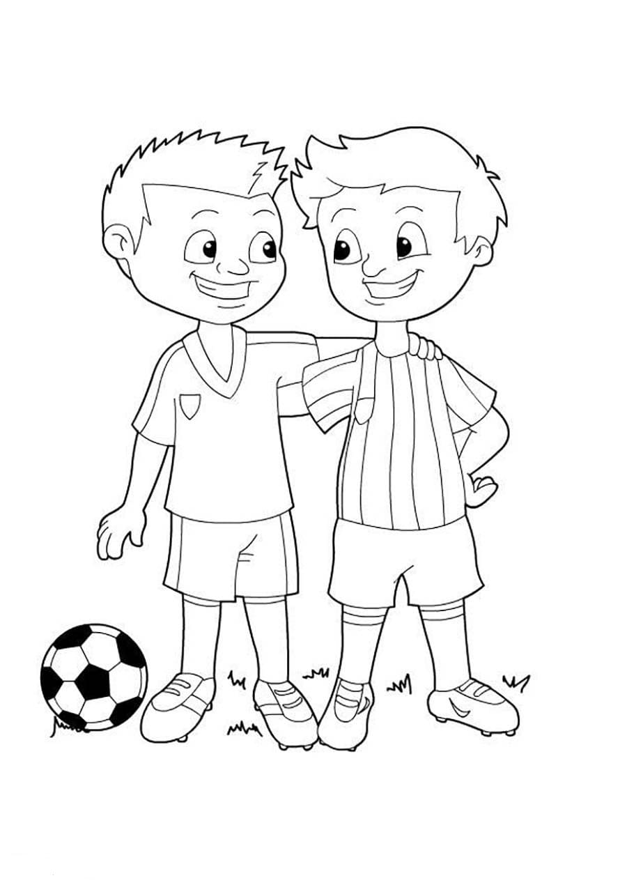 Desenhos de Futebol para colorir. Imprima online para meninos