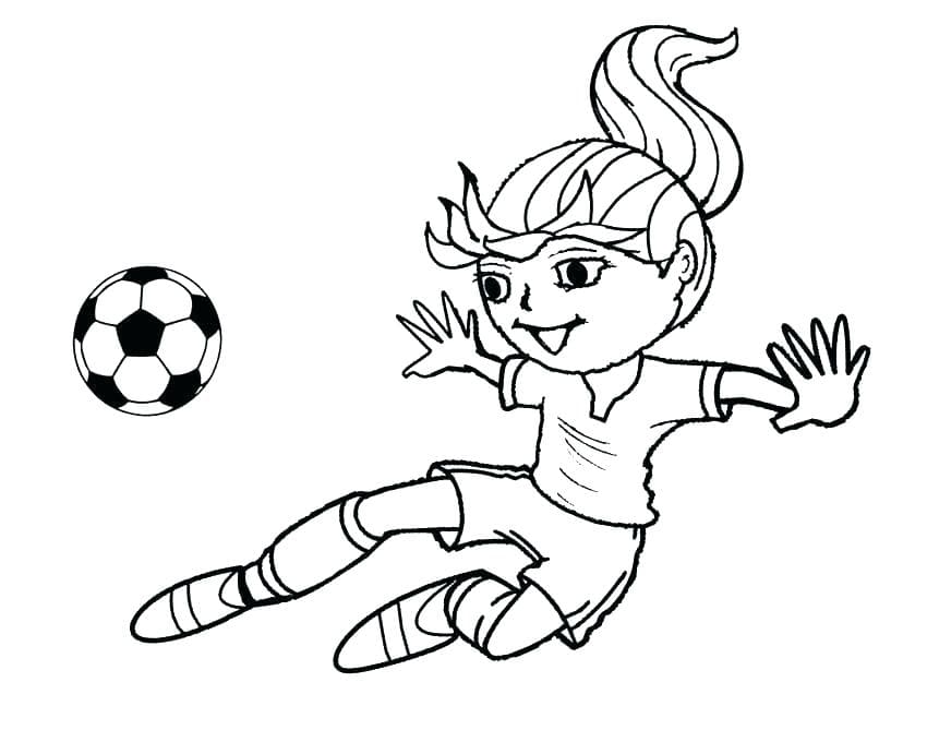 Disegni di Calcio da colorare. Stampa online per ragazzi, 80 immagini