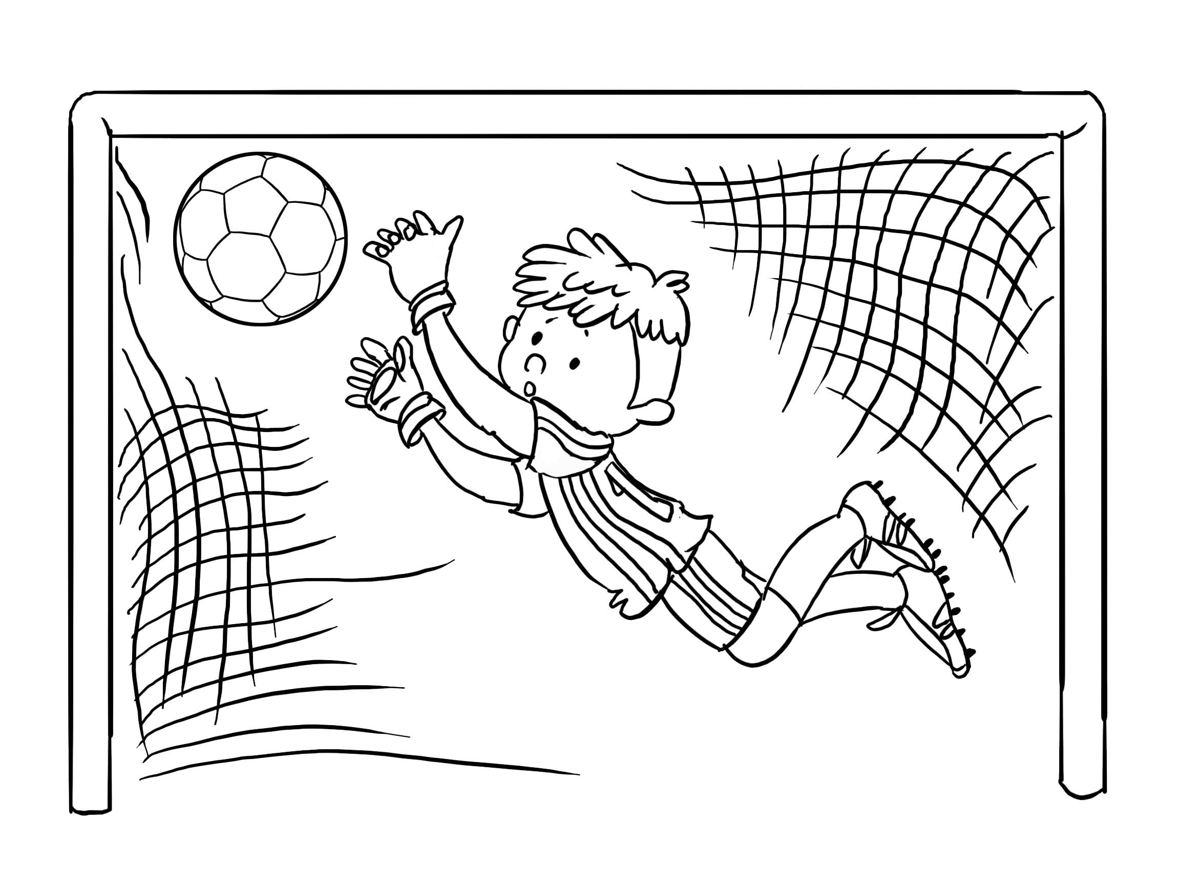 Desenhos de Futebol para colorir. Imprima online para meninos