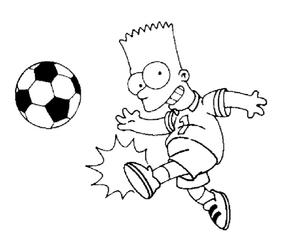Desenhos de Futebol para colorir. Imprima online para meninos