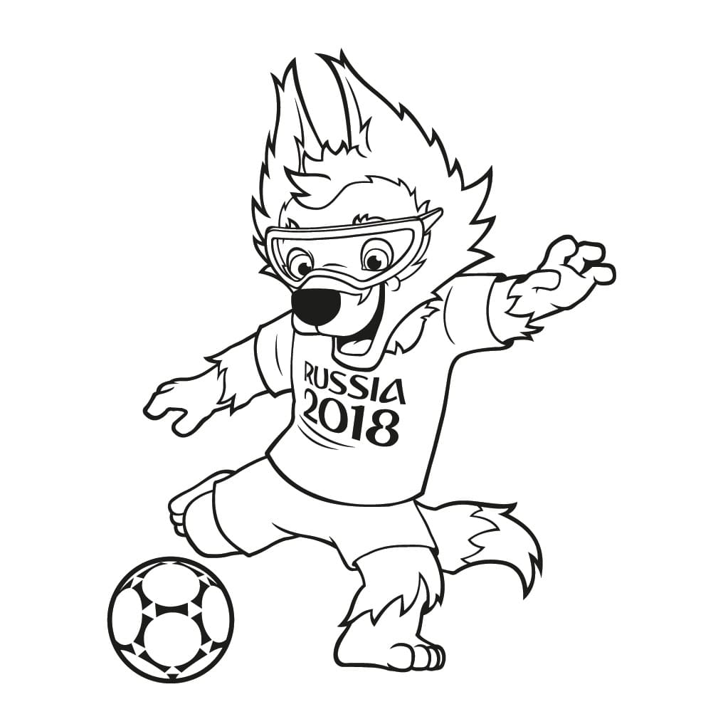 Dibujos de Fútbol para colorear. Imprimir en línea para niños