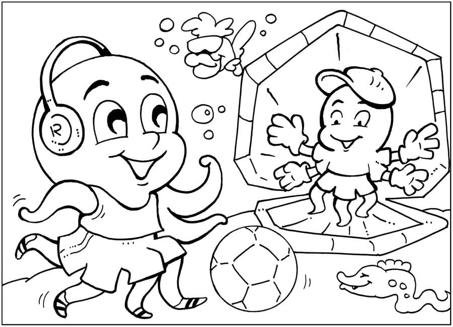 Soccer Coloring Pages | Print online for boys, 80 images