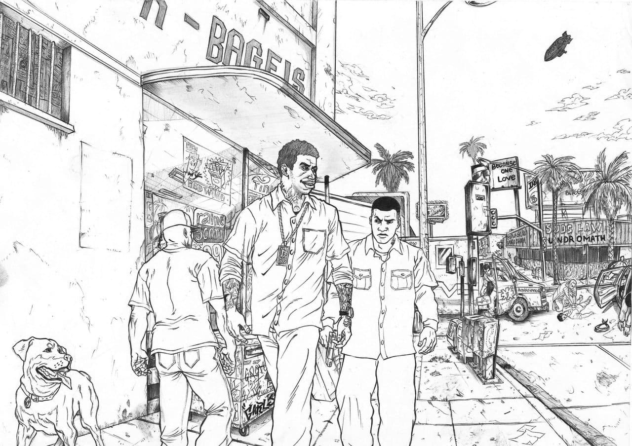 Gta Coloring Pages Download Or Print For Free The Best Images