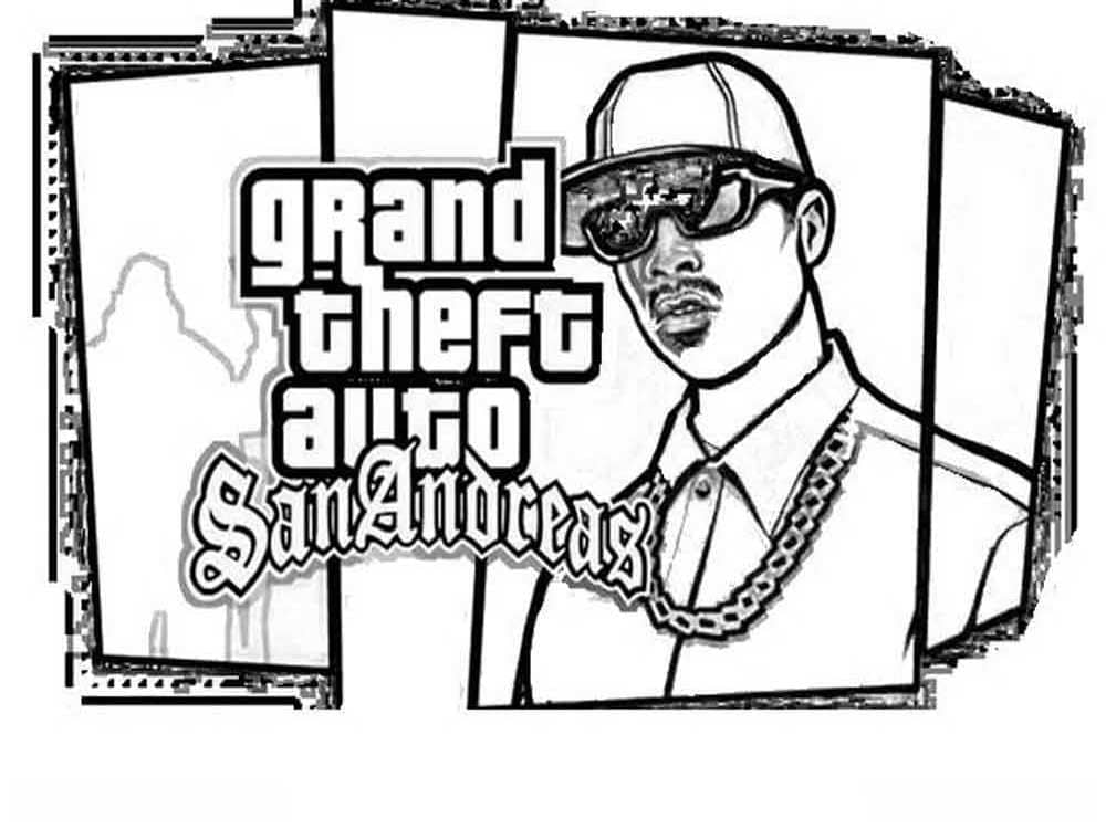 GTA Coloring Pages. Download or Print for Free, The Best Images