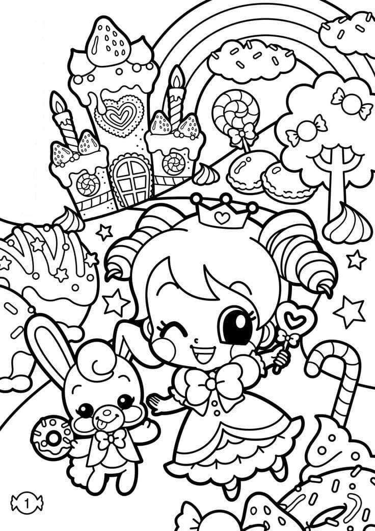 Funny babe coloring page  Desenhos kawaii tumblr, Desenhos kawaii, Kawaii  desenhos fofos
