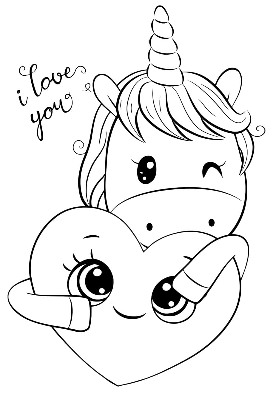 Kawaii Coloring Pages