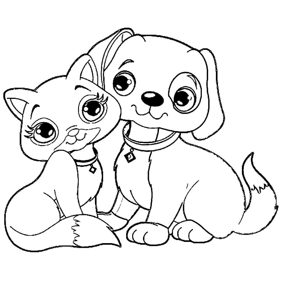 Kawaii Coloring pages. Print unusual characters, 21 images