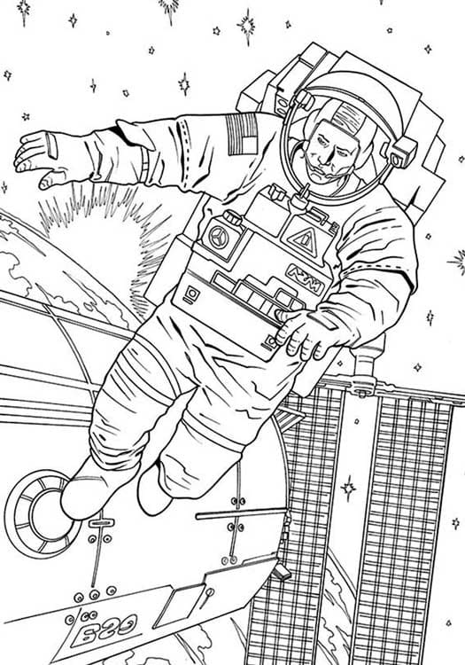 Dibujos de Espacio para Colorear - 110 imágenes para imprimir gratis