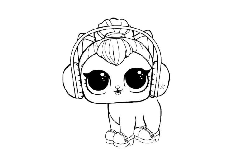 Coloriage LOL Surprise Pets. 25 images pour une impression gratuite
