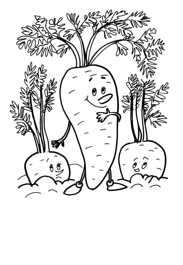 Vegetables Coloring Pages