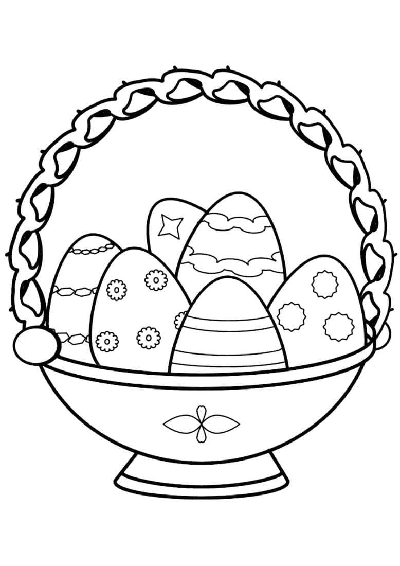 Dibujos De Pascuas Para Colorear Imprimir Huevos De Pascua Y