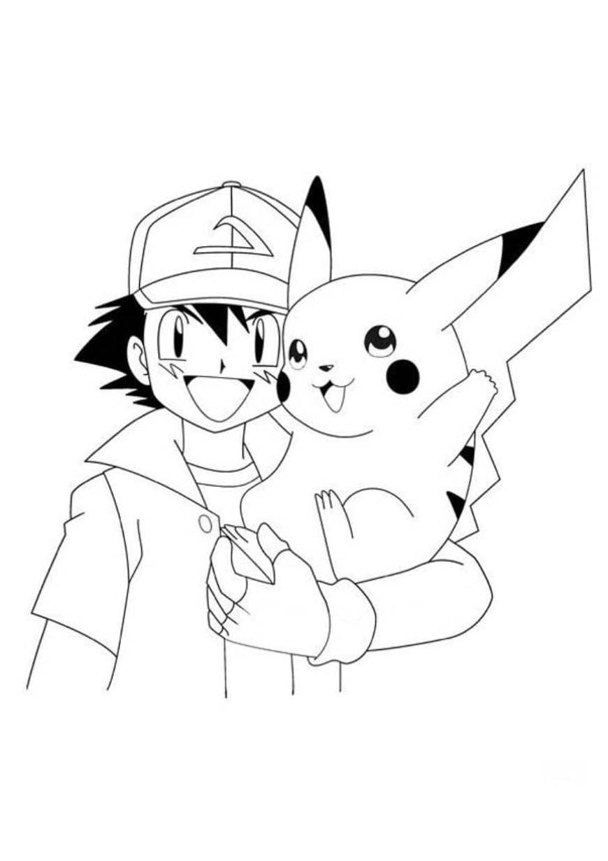 Desenhos do Pikachu para Colorir