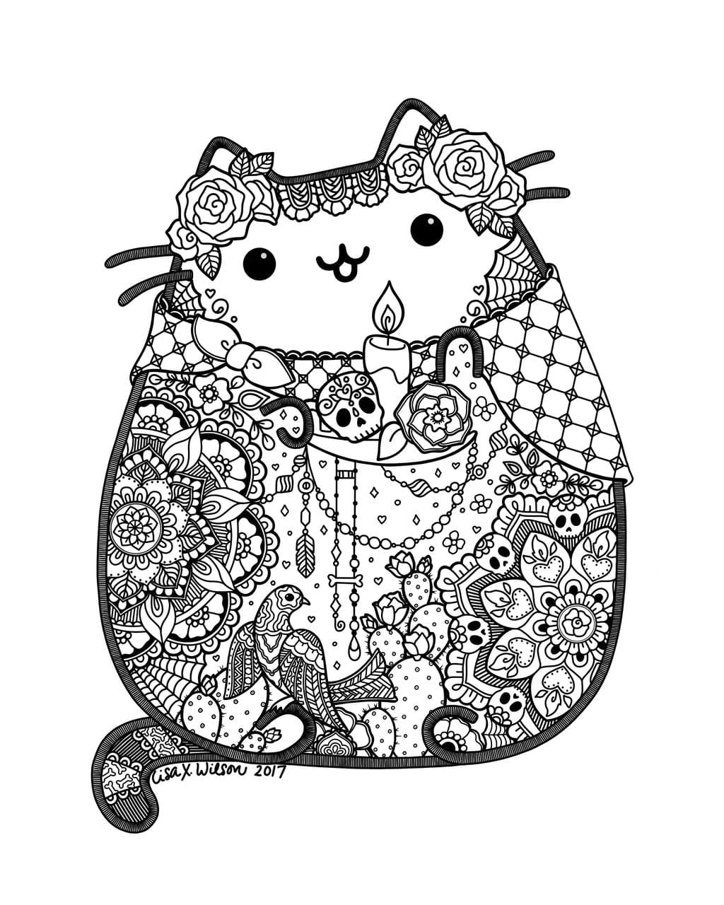 Pusheen Coloring Pages Print Them Online For Free