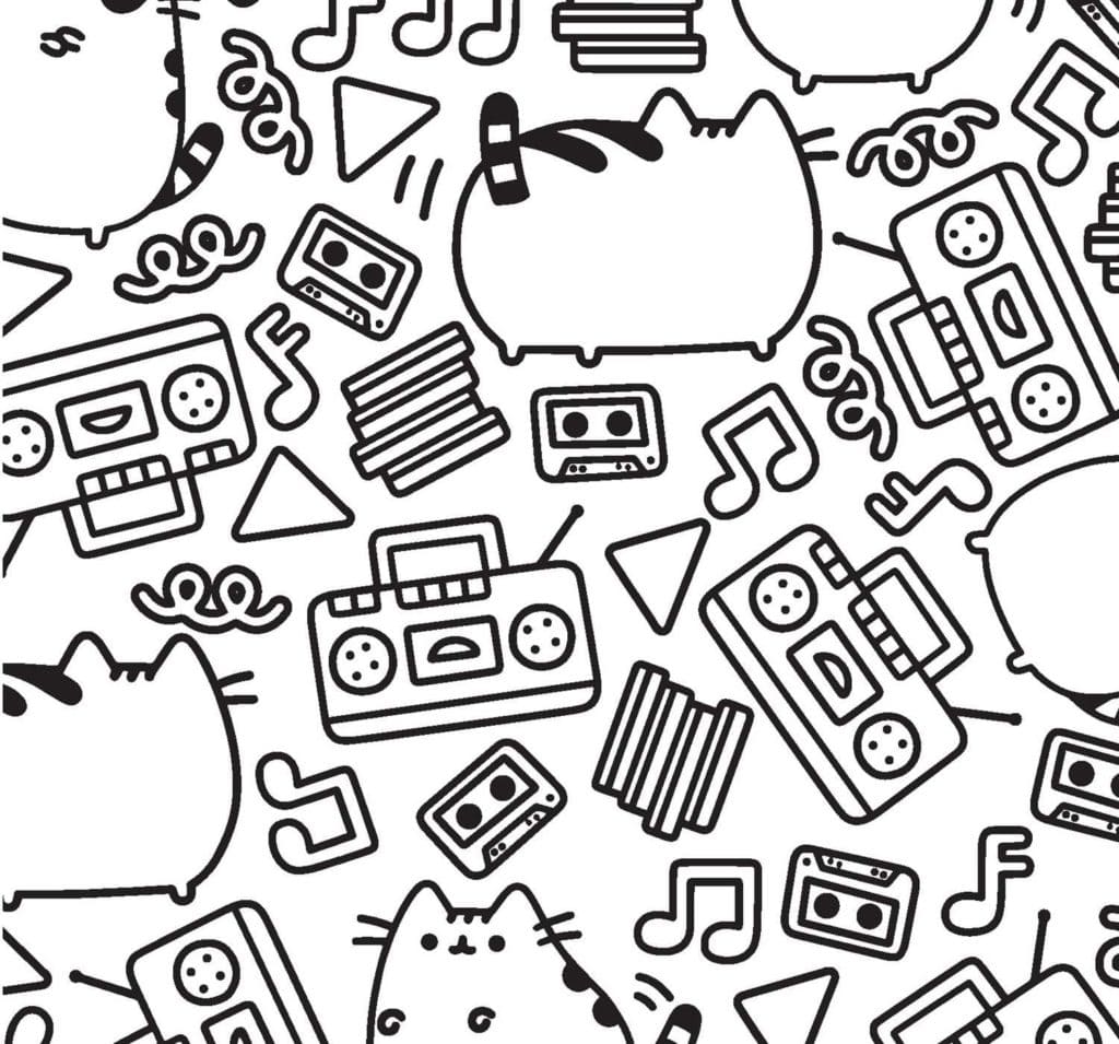 Pusheen Coloring Pages. Print Them Online for Free!