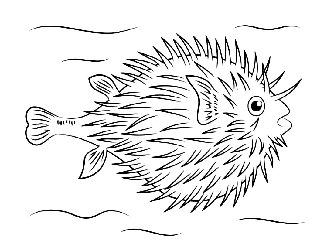 Desenhos de Peixes para colorir - 100 imagens para impressão gratuita
