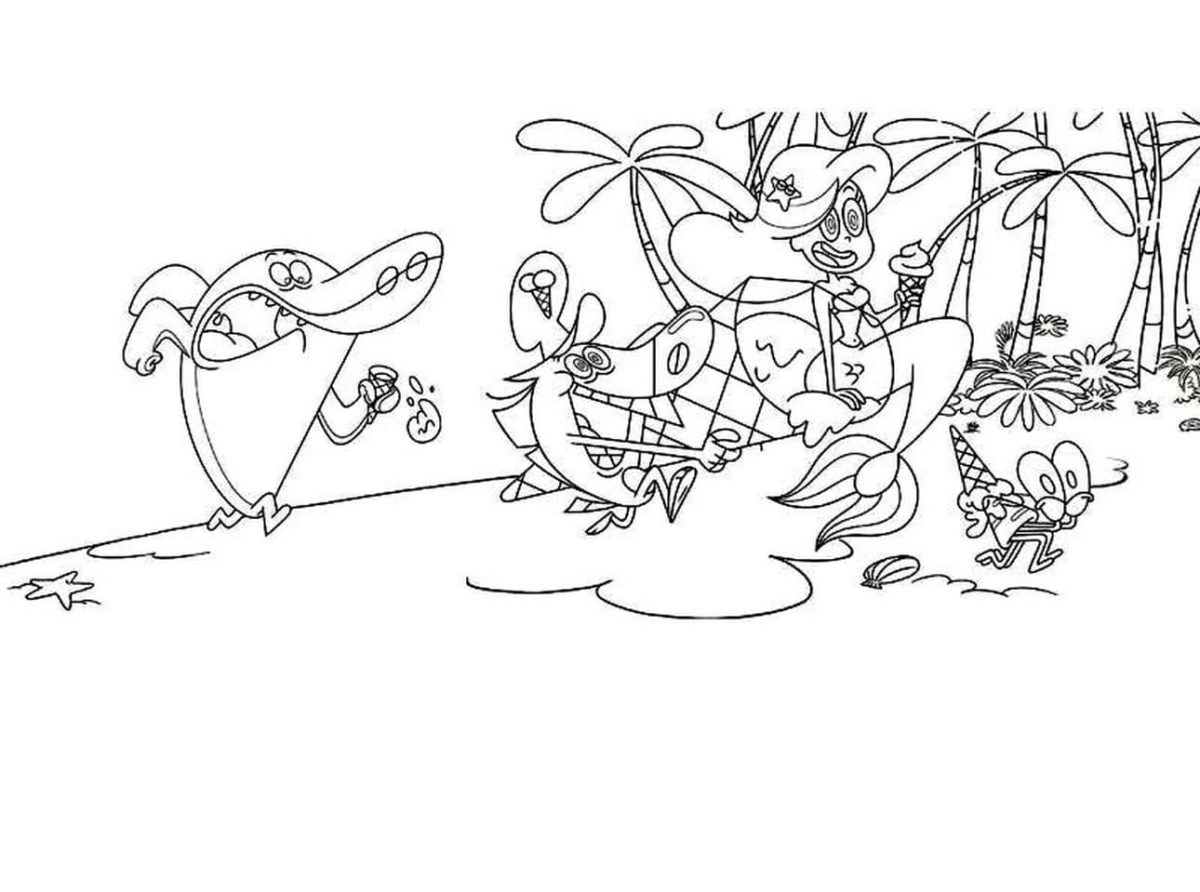coloriage-zig-et-sharko-hy-ne-requin-sir-ne-marina-gratuit
