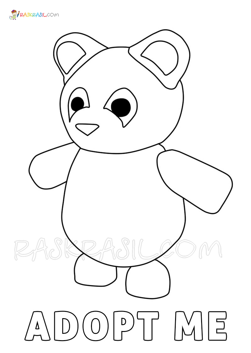 Adopt Me Coloring Pages