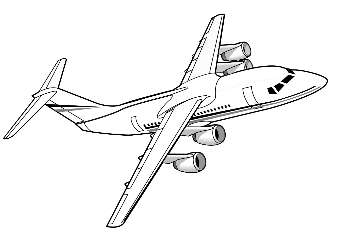 Coloriage Avion - 100 images pour une impression gratuite