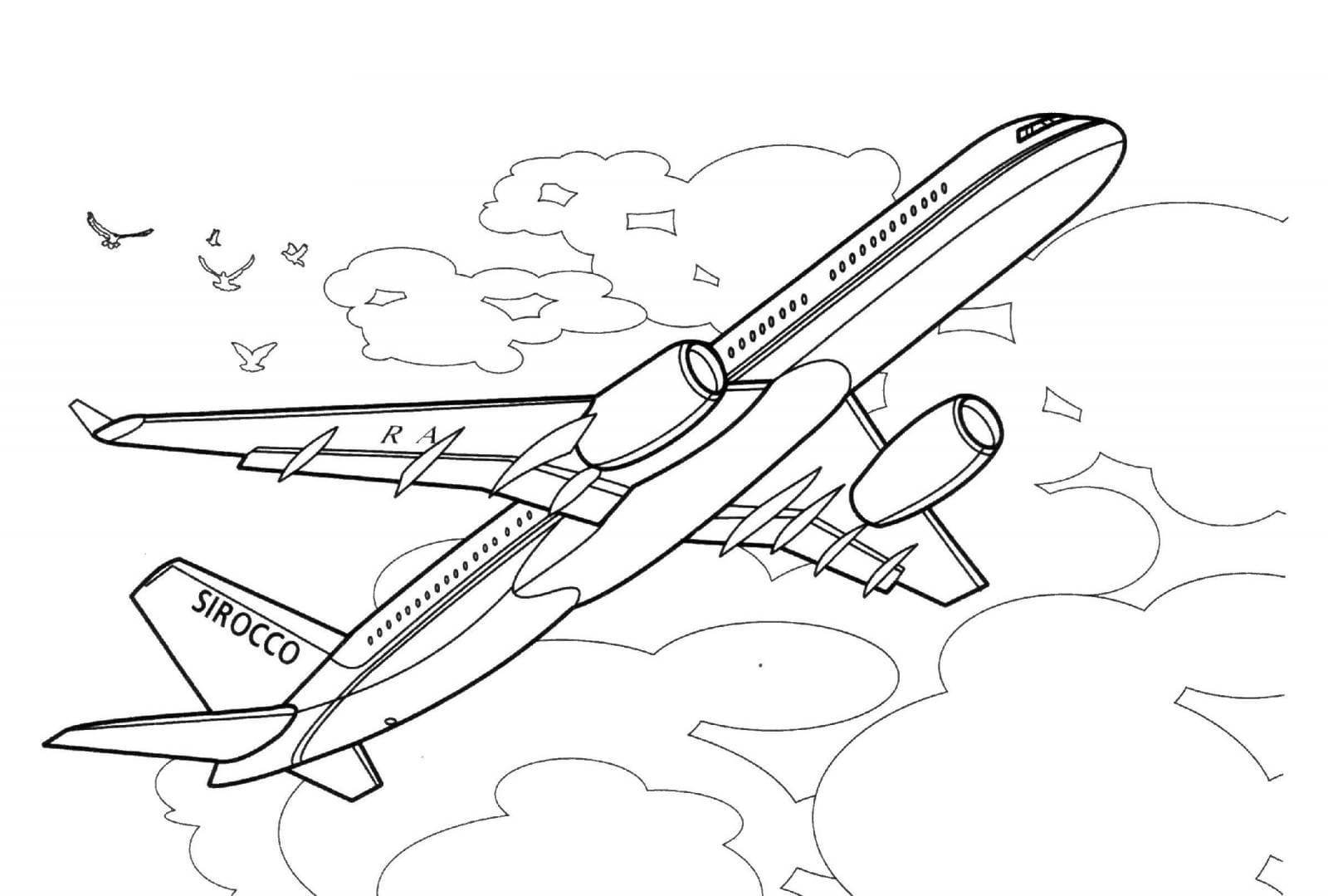 Dibujos de Aviones para colorear - 100 imágenes para imprimir gratis
