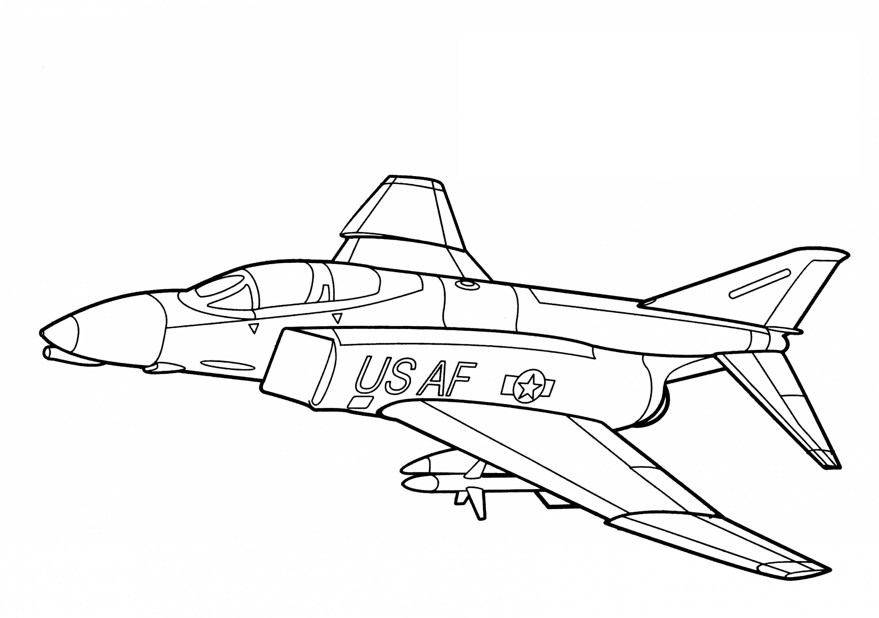 Air Force Planes Coloring Pages