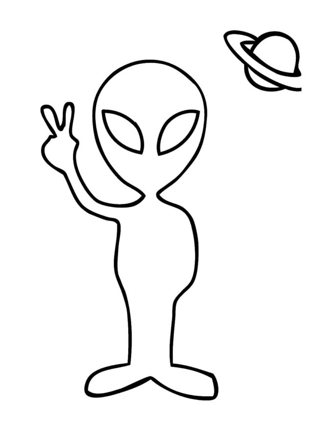 Alien Coloring Pages | 100 Pictures Free Printable